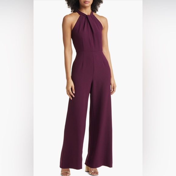 julia jordan Pants - New Julia Jordan Halter Neck Wide Leg Jumpsuit
